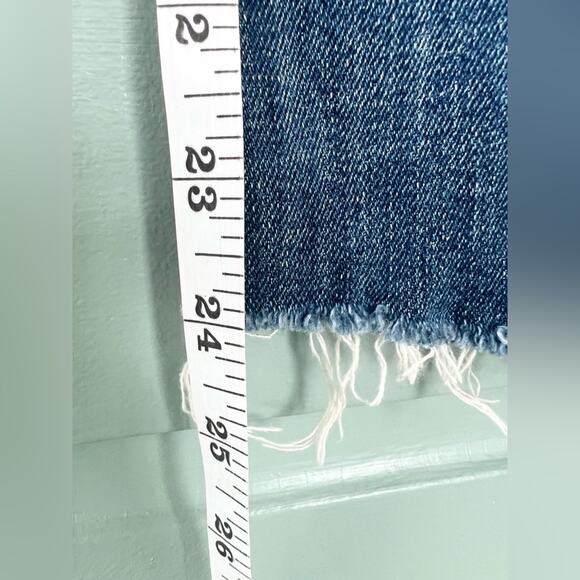 Mother insider crop step fray jeans in not rough enough kick flare HR summer 28 - Picture 9 of 16